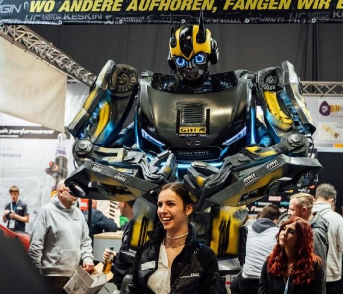 Racebot Audiron zur Automomobilmesse Erfurt 2025 (Foto: viveart.de, Predigerstrasse 12, 99084 Erfurt)