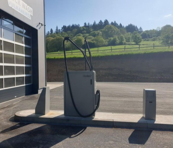 Neue Truckwash-Anlage in Gerolstein: Reisedienst Hens (Foto: Otto Christ AG - Wash Systems)